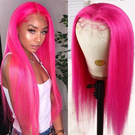 pink wig synthetic|pink lace wigs human hair.